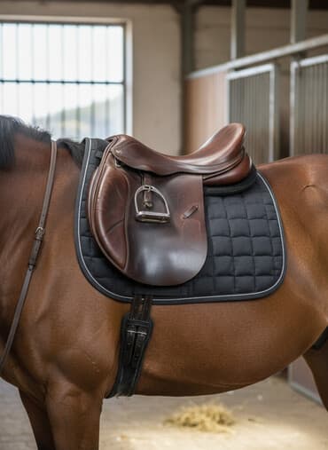 меняю собаку: Окончательная цена Кожаное седло для лошади (английского типа) - — 1