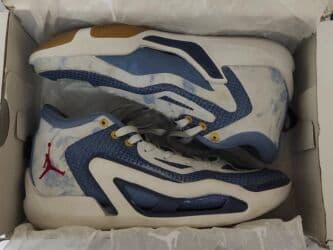 nike react: Мужские кроссовки, 42, Jordan, Б/у, цвет - Голубой, Самовывоз — 10