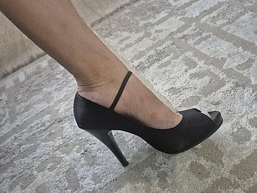 Туфли: Оригинал Zara туфли-лодочки на высокой шпильке с платформой. - Цвет — 4