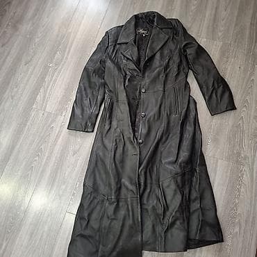 Личные вещи: Длинное кожаное пальто Hazal Leather Shop (Style Italy), размер XL. - — 2