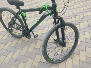 сколько стоит маленький мопед: Горный велосипед Attivo (черный с зелеными акцентами) Основные — 3