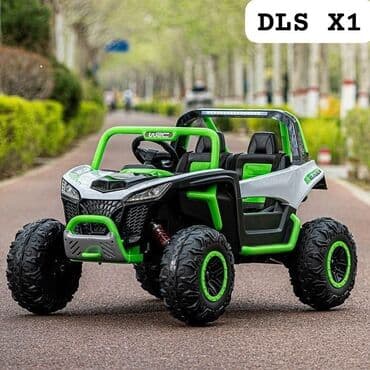 большая машина на пульте управления для детей: Детский электрокар, Новый — 3