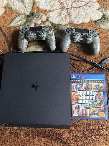 PS3 (Sony PlayStation 3): Продаю Sony PlayStation 4 Slim, в очень хорошем состоянии. В — 2