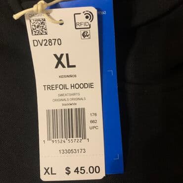 adidas original: Мужская толстовка, M, Adidas, Новый, цвет - Черный, Самовывоз — 7