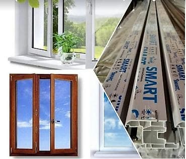 Пластиковые окна,витражи,на заказ,из белого