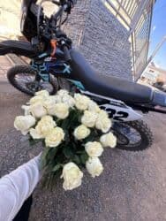 электро мотоцыкыл: Питбайк/эндуро мотоцикл с номером 132 - Класс: кросс/эндуро питбайк - — 2