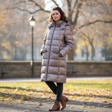 Фирменный зимний пуховик 48-го размера. Состояние отличное