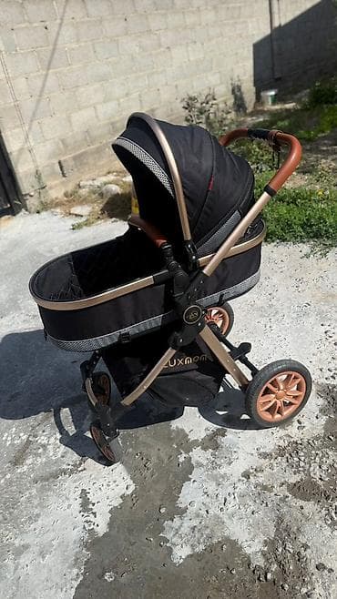 Детская коляска Luxmom 2в1 (люлька, прогулочная) - Тип: универсальная — 1