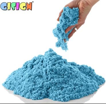 добавки для слаймов: Детский кинетический -слайм песок игрушки магия глины цветной мягкие — 5