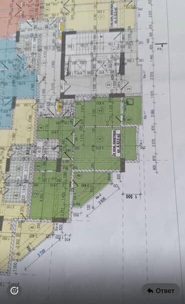 дом 2 комнатный: 2 комнаты, 82 м², 12 этаж, ПСО (под самоотделку) — 6
