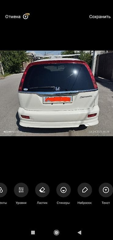 civic type r: Крышка багажника Honda, 2002 г., Б/у, Оригинал — 5