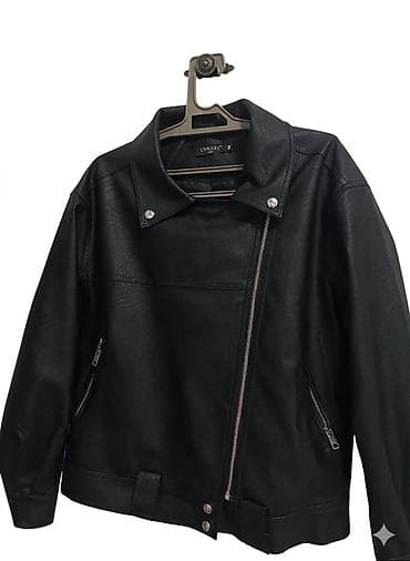 мужские куртки: Кожаная куртка, Косуха, Экокожа, M — 2