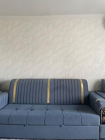 офисный диван: Комплект мягкой мебели, цвет - Серый — 4