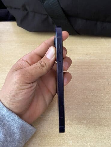 iphone 12 цена ош: IPhone 12, Б/у, 64 ГБ, Синий, Защитное стекло, Чехол, 77 % — 3