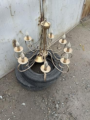 Дом и сад: Подвесная люстра классического стиля на цепи. Особенности: - Формат — 3