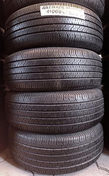 шины 22560 r16: Шины 225 / 60 / R 16, Лето, Б/у, Комплект, Легковые, Корея, Hankook — 1