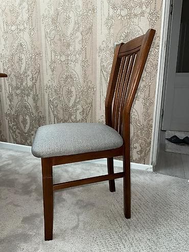 кухонный гарнитур в кредит: Стол и стул для зала, цвет - Коричневый — 2