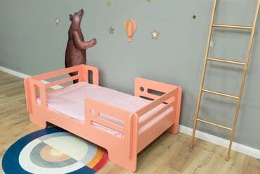 детский кровать новый: Детская кровать. размер 1400:800 от 3 до 10 лет материал каркаса МДФ — 2