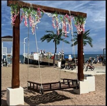 бюджетные пансионаты иссык куля: Квартира, Palmbeach ЦО Palm Beach, Чок-Тал, Детская площадка, Парковка, стоянка, Охраняемая территория — 10