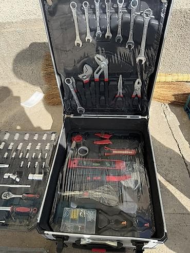 Набор инструментов в алюминиевом чемодане, 187 предметов (Professional