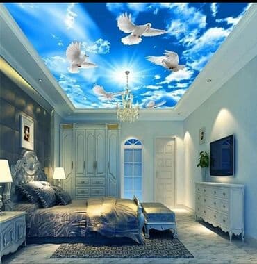 потолок гипсокартон: Натяжной потолок Глянцевое, Матовое, 3D потолки Гарантия — 11