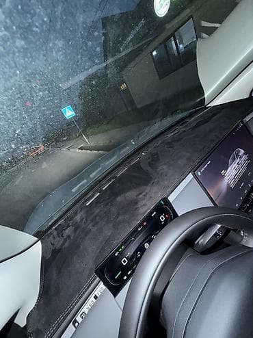momo cavallino: Алькантара Накидка на панель Changan, цвет - Черный, Новый, Самовывоз, Платная доставка — 1