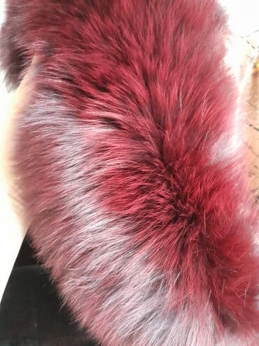 шуба кроликовая: Шуба, Песец, По колено, L — 5