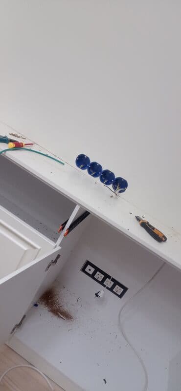 цены на электромонтажные работы в бишкеке: Электрик | Монтаж видеонаблюдения, Монтаж выключателей, Монтаж проводки Больше 6 лет опыта — 13