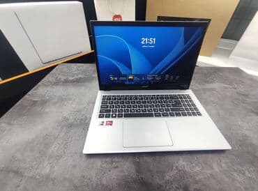 нетбук бу: Ноутбук, Acer, 16 ГБ ОЗУ, AMD Ryzen 5, 15.6 ", Б/у, Для работы, учебы, память NVMe SSD — 2