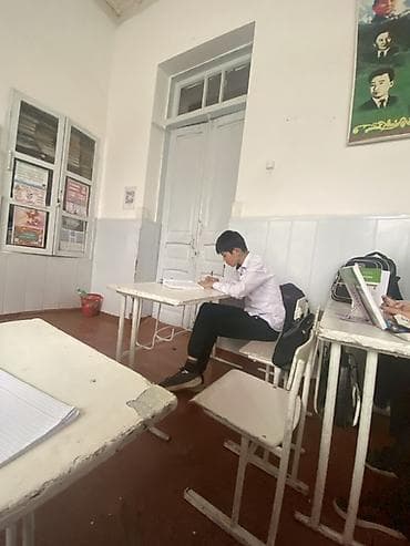 стол офисный для руководителя: Комплект парты и стула, цвет - Белый — 3