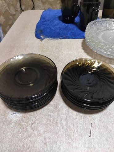 luminarc набор посуды: Тарелки десертные Luminark 6 шт поменьше 11 штук побольше за все 900 — 6