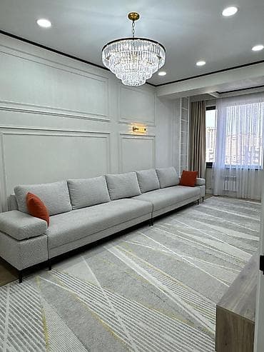 ошан айгуль: 2 комнаты, 59 м², Элитка, 11 этаж, Дизайнерский ремонт — 3