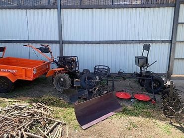 услуга мини трактор: Мотоблок с прицепом и комплектом навесного оборудования. г. Каракол — 1