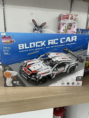 marble run: Конструктор Pingao Blocks “Block RC Car” с радиоуправлением - Набор — 1
