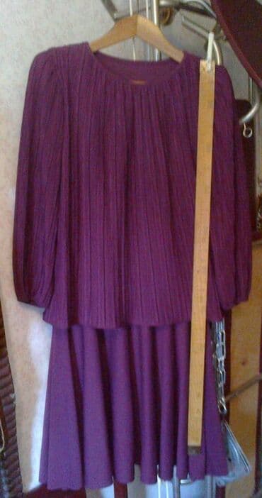 бордовая платья: Вечернее платье, Классическое, Длинная модель, Шифон, С рукавами, 3XL — 1