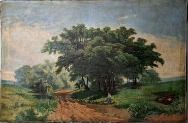 художники 20 века: Картина старинная, около 100 лет! Размер 180х125 см. Репродукция — 1