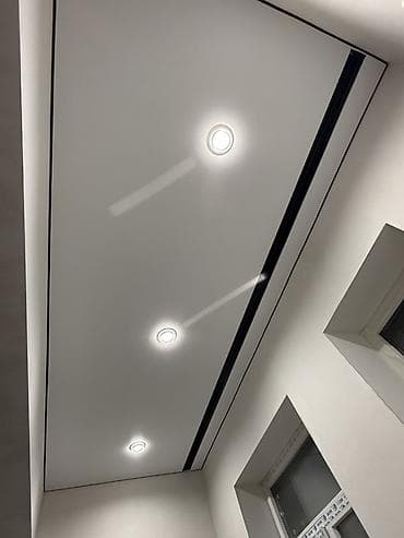 Натяжной потолок: Натяжные потолки с установкой - Виды: матовые и глянцевые — 1