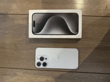 jack a2: IPhone 15 Pro, Б/у, 512 ГБ, Белый, Защитное стекло, Чехол, Коробка, 84 % — 1