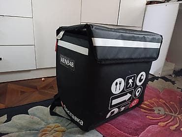 delivery bag: Терморюкзак для доставки еды - Жесткая изотермическая сумка-рюкзак — 1