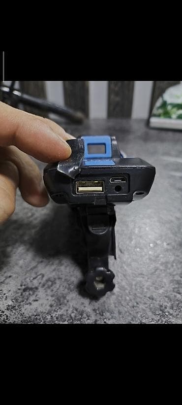 motor cycle: -Держатель телефона для велосипеда 3в1 (фонарь, пауэрбэнк, держатель) — 2