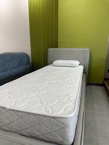 мягкий мебель в рассрочку: Спальный матрас, Новый, Односпальный, Кыргызстан, Пружинный, Другой бренд, Матрасы средней жесткости — 6