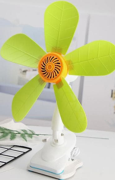 кепка с вентилятором: Настольный вентилятор с клипсом, пластиковый Благодаря — 1