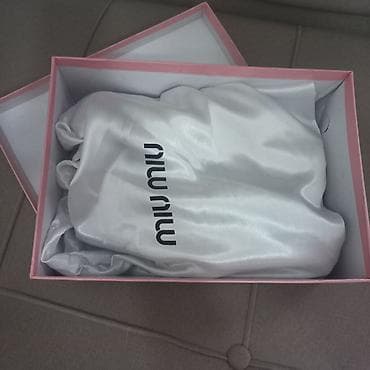 обувью: Кеды miu miu полностью кожа, новыена подошве плетение тоже кожа — 10