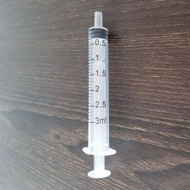 ветеринарные препараты для сельскохозяйственных животных: Шприц катерного типа 3 мл, пластиковый дозирующий шприц, шприц для — 3