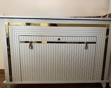 di store: Комод для одежды, Новый, Без зеркала, цвет - Белый, Золотой, Самовывоз — 1