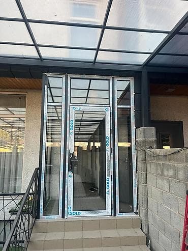 Двери и комплектующие: Алюминиевое окно на заказ, Платная установка, Без рассрочки — 1