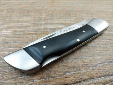 прибор ночного видения для охоты бу: Складной нож Искатель от Витязь, сталь 65х13, рукоять дерево. Охота и — 6