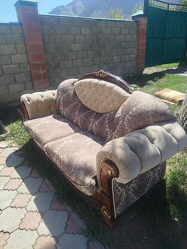 отдам даром мебель бишкек: Прямой диван, Б/у — 3