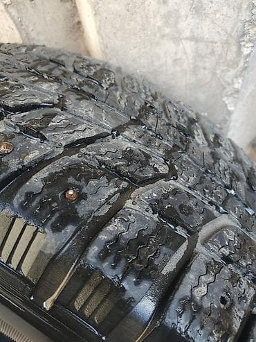 Шины 225 / 65 / R 17, Зимняя шипованная, Б/у, Пара, Внедорожные (АТ/МТ), Michelin — 2