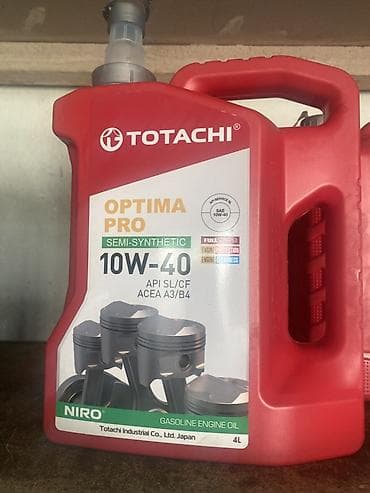 масло: TOTACHI Optima Pro Semi-Synthetic 10W-40 — полусинтетическое моторное — 2